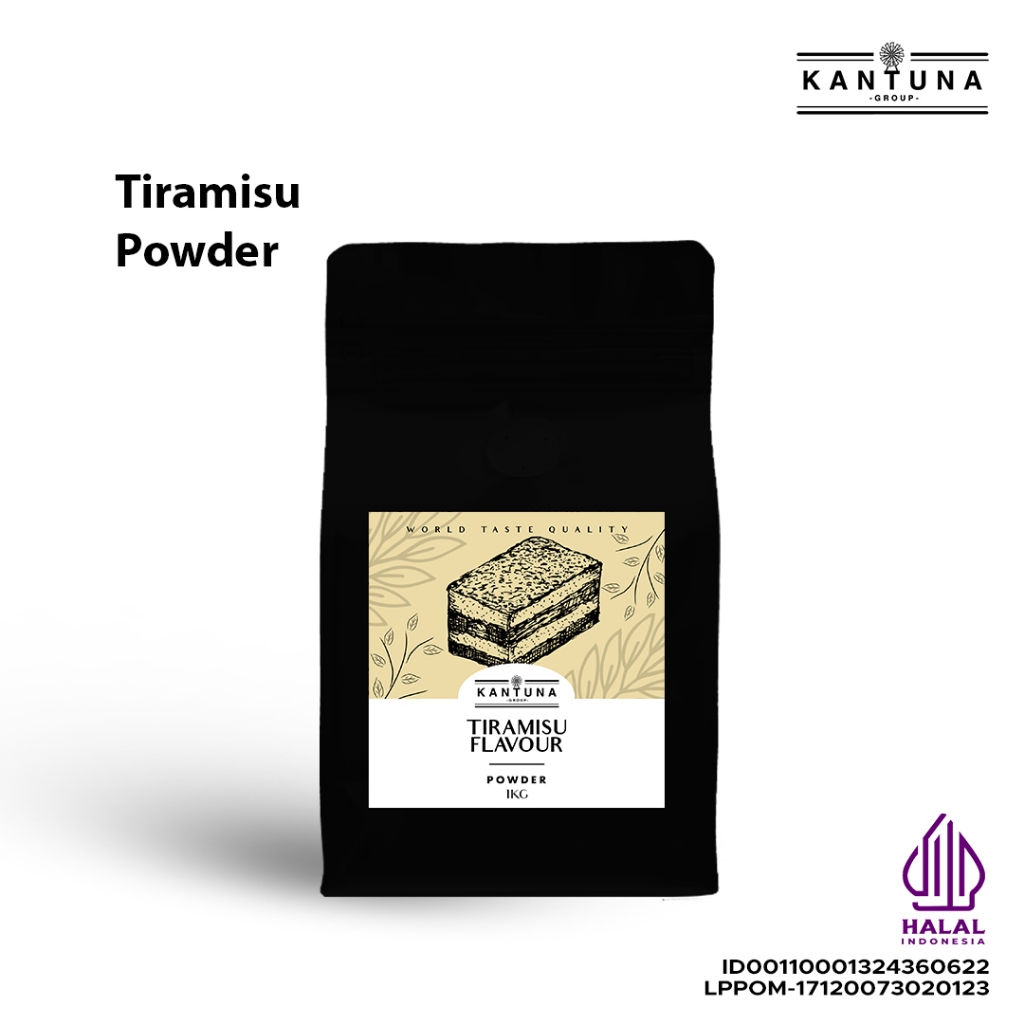 

Kantuna tiramisu powder - powder rasa tiramisu untuk cafe/kafe/bisnis