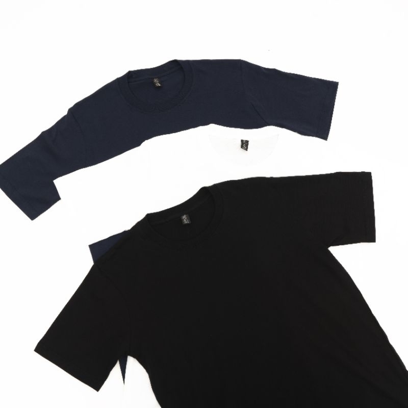 kaos Polos Katun Bambu 24S/ Polos Cotton Bamboo