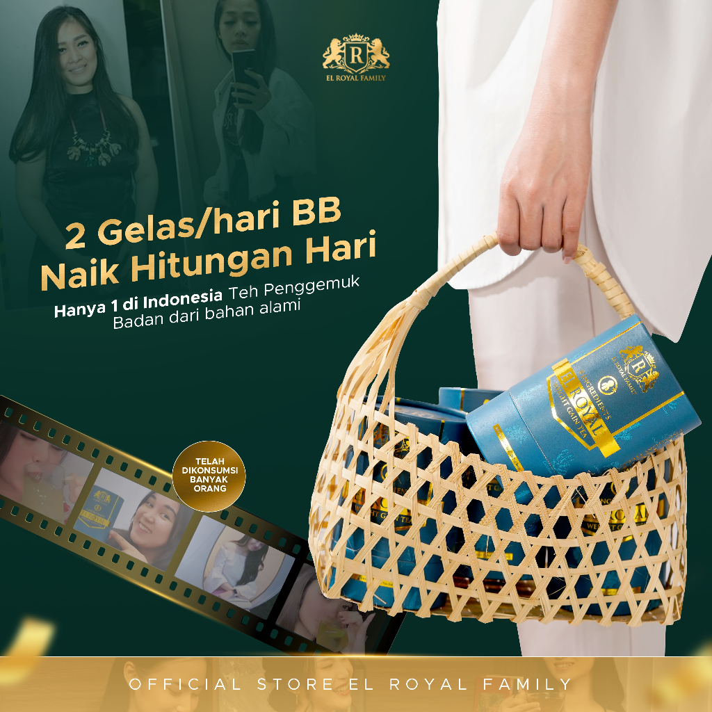 

El Royal Weight Gain Tea - Teh Menggemukkan Badan