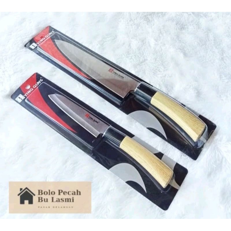 satu set pisau daging ying guns besar+kecil