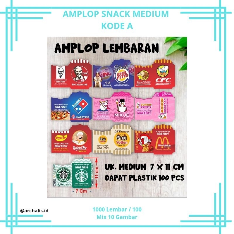 

PROMO AMPLOP LEBARAN VIRAL ±1000 LEMBAR / AMPLOP LEBARAN 2024 1 PACK [10PCS]