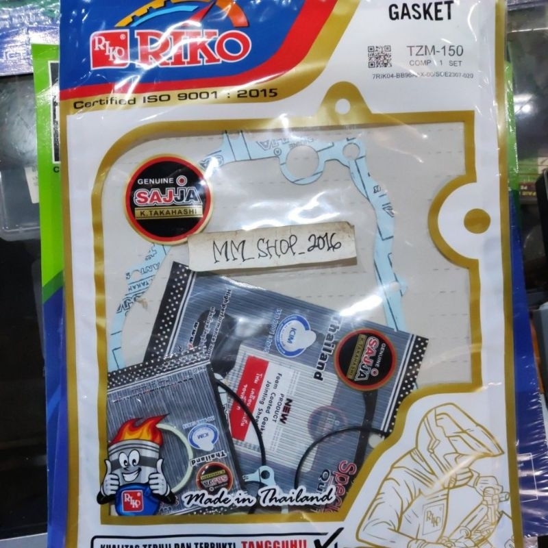 paking gasket fullset yamaha tzm150 TZM 150 RIKO