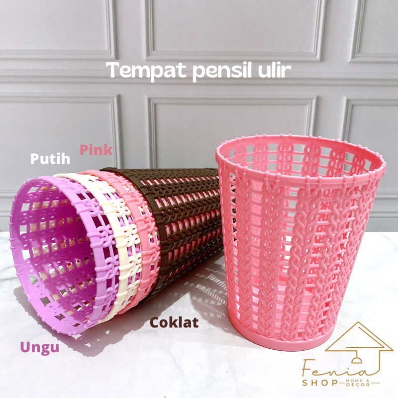 

Tempat Pensil Ulir Bulat || Keranjang Pensil