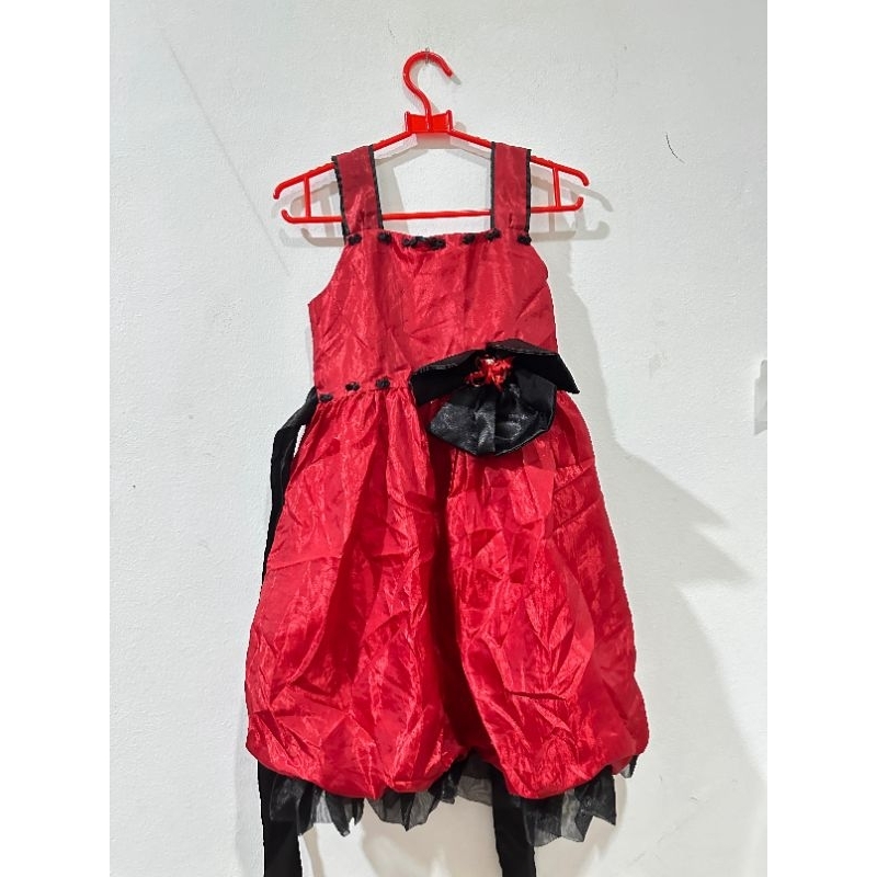 Dress anak merah Merk Balloon