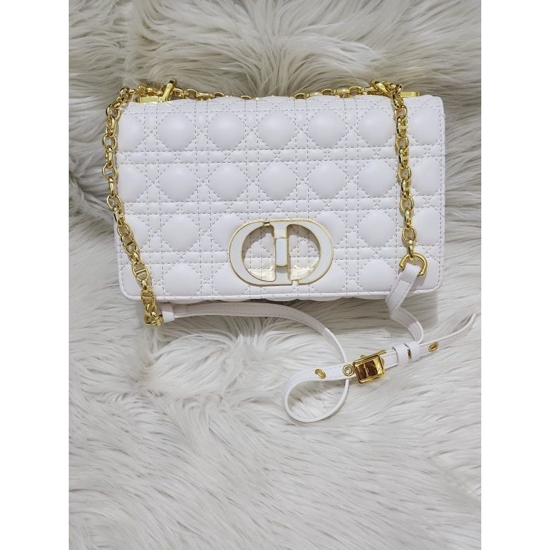TAS DIOR CARO DIOR WHITE VIP MEMBER SIZE 26