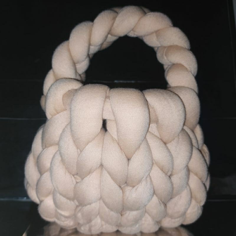 Tenebelle | Skies Chunky Yarn Bag ~ aesthetic tas handbag mini bag mini yarn bag tas ootd tas lucu