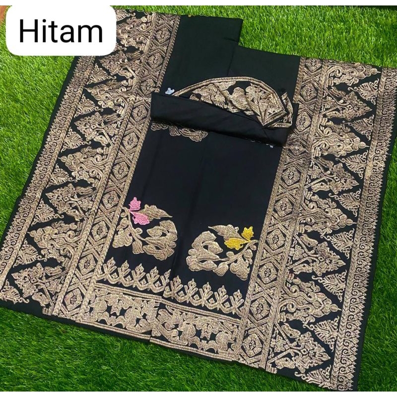 Set Couple Bordir Songket Bali | Kamen Lembaran + Saput + udeng