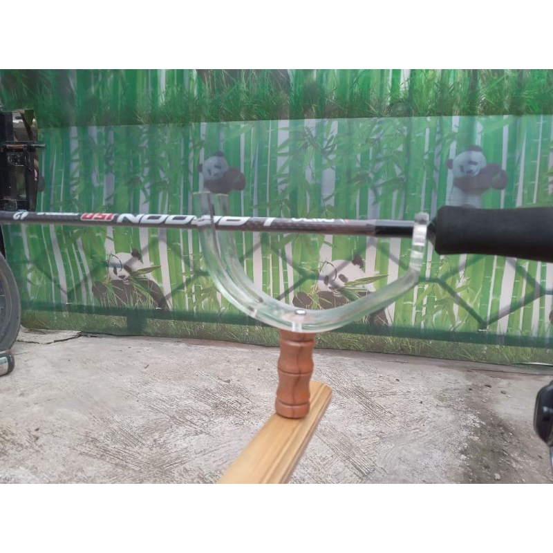 Pion/kanco akrilik dudukan joran Reel timbang alat pancing ningnong anti badai khusus Joran ril