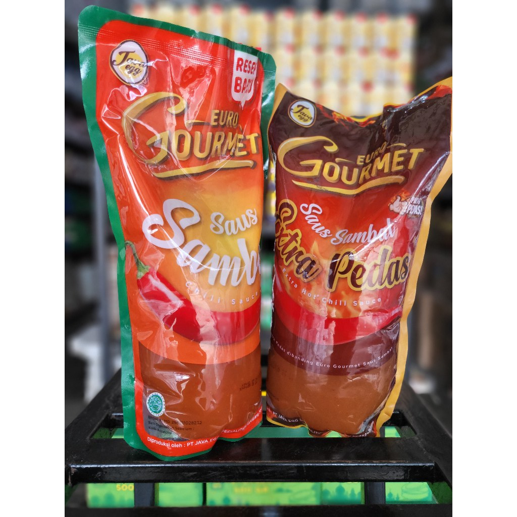 

Saus Sambal Euro Gaurmet 1 kg Original / Extra Pedas