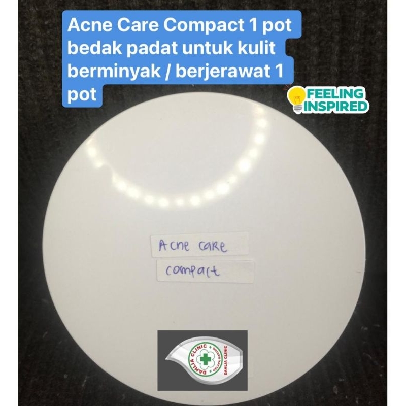 ✅New Acne Care Compact Powder 1 Pot Bedak Padat untuk Kulit Berminyak / Berjerawat 13 gr⭐️⭐️⭐️⭐️⭐️