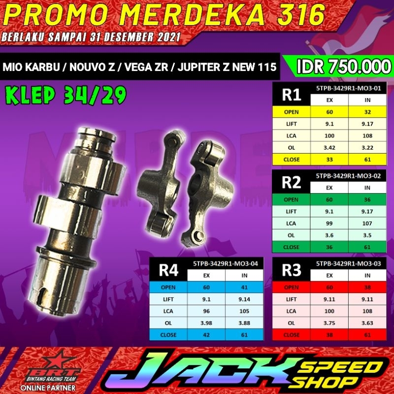 NOKEN AS BRT MIO OLD NEW SOUL SPORTY NOUVO Z / VEGA ZR / JUPITER Z NEW 115 TIPE R KLEP 34 29 MASTER 