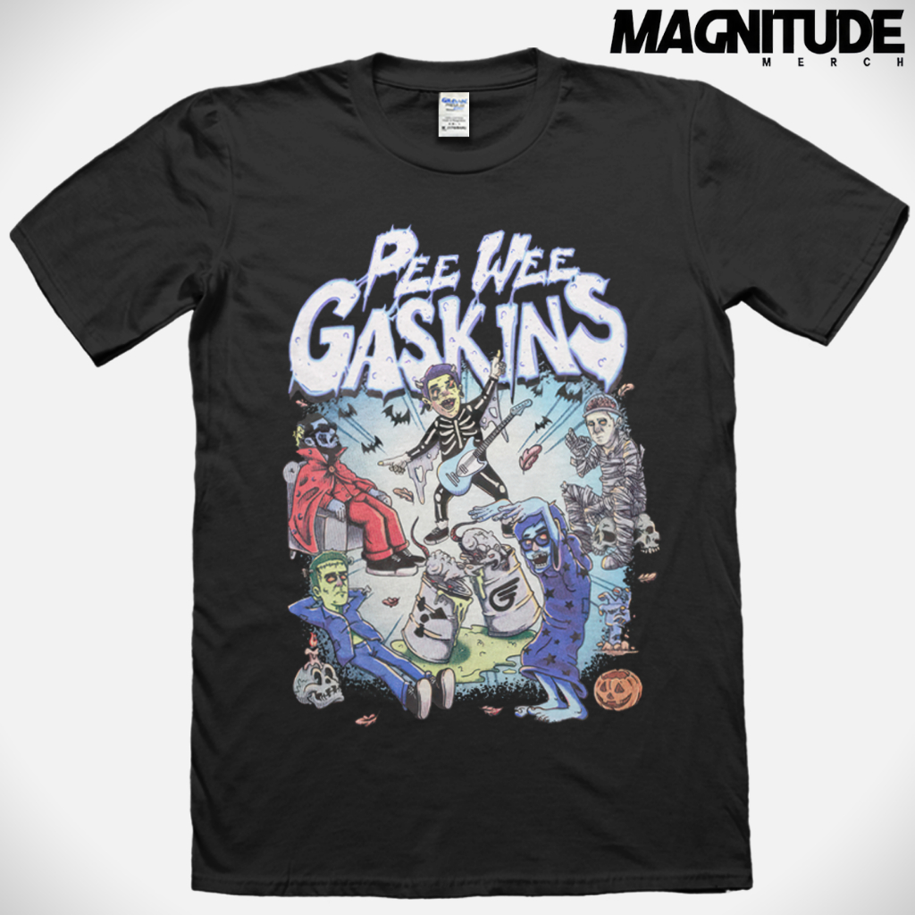 Magnitude T-Shirt Pee Wee Gaskins PWG X GOZEAL - Zombie | Kaos musik | Kaos band |