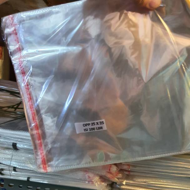 

Hanya Untuk Anda PLASTIK OPP BUNGKUS KEMASAN BAJU BENING 25X35CM ISI 1 LEMBAR