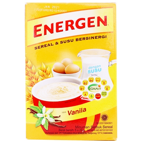 

Energen Vanila Kotak isi 5X29G