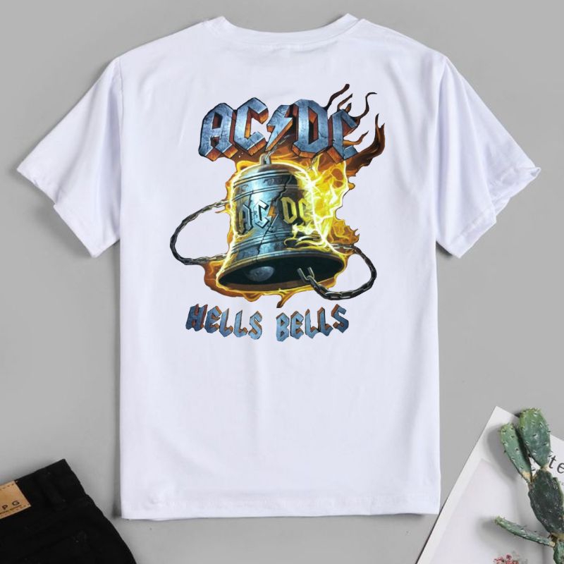 Kaos Sablon Putih/Kaos Unisex/Kaos Pria/Kaos Wanita/Kaos Sablon Depan Belakang/Baju Sablon Pria/Comb