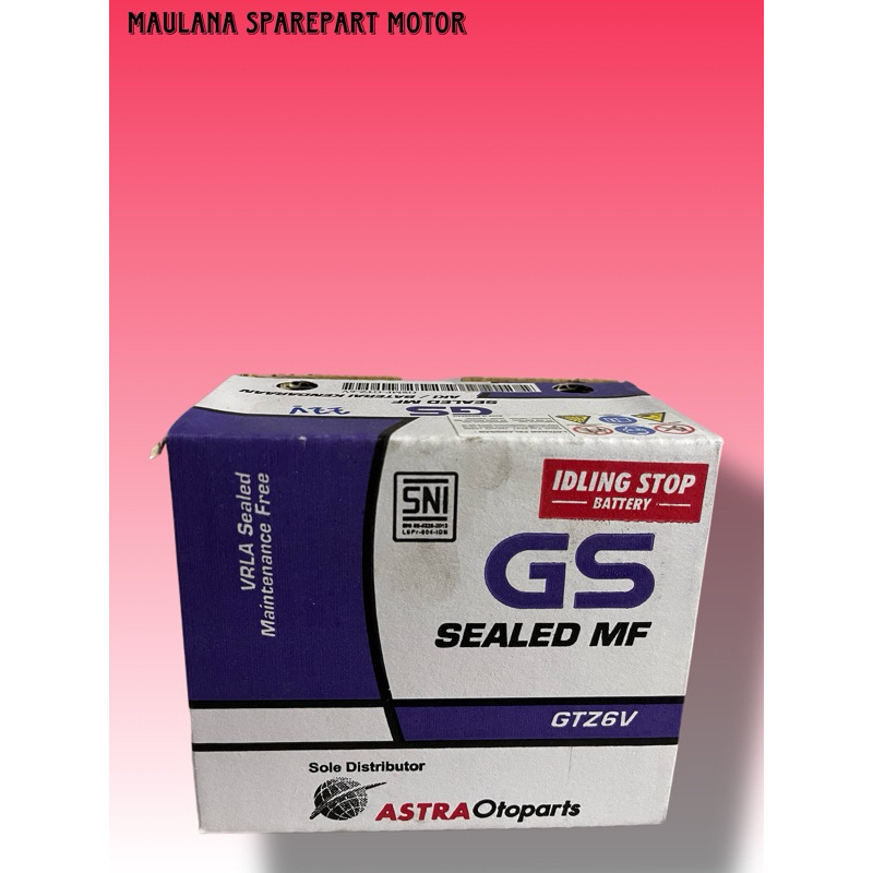 Aki GS ASTRA - GTZ6V Satria Fu Vario 125 NMAX OLD