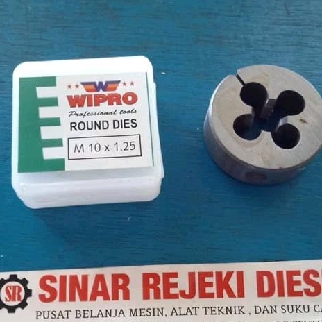 Mata Senai M10 x 1.25 M10 x 1,25 Drat Luar Baut Mata Snei Snai Dies Head M10x1.25 M10x1,25 Wipro