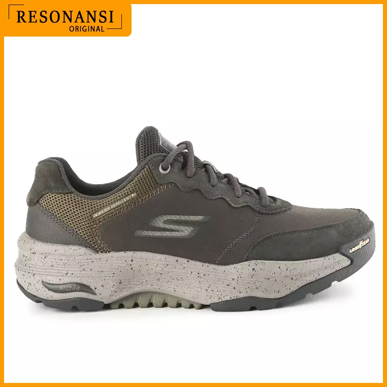 SEPATU PRIA TERBARU SKECHERS ORIGINAL GO WALK ARCH FIT OUTDOOR BROWN