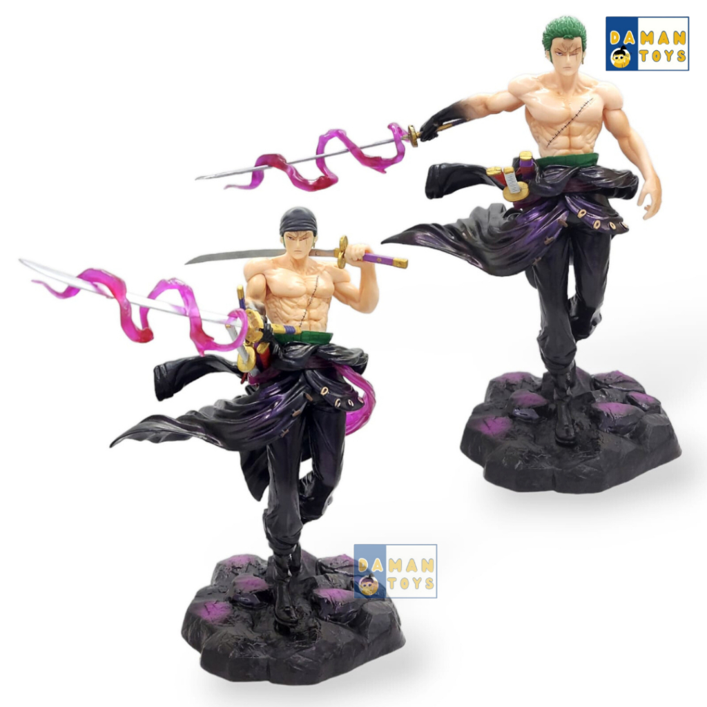 One Piece Zoro Enma Haki Itoryu Action Figure Koleksi