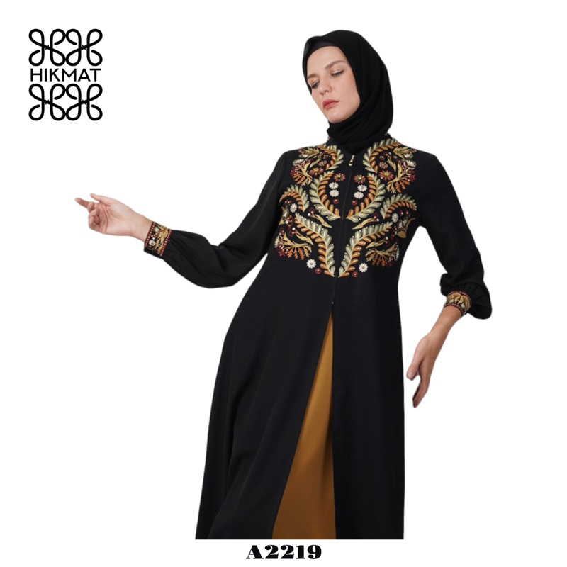 ABAYA HIKMAT FASHION ORIGINAL A2219