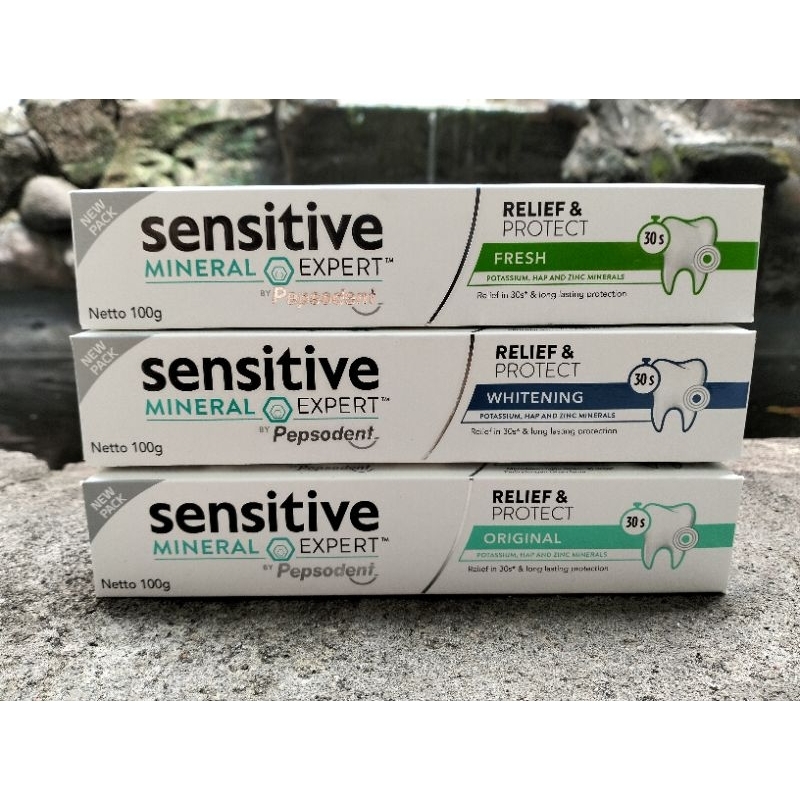 Pepsodent sensitive mineral expert 100gr