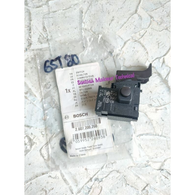 BOSCH GST 80 PB / PBE Switch Saklar Sakelar On Off Jigsaw GST80PBE GST80