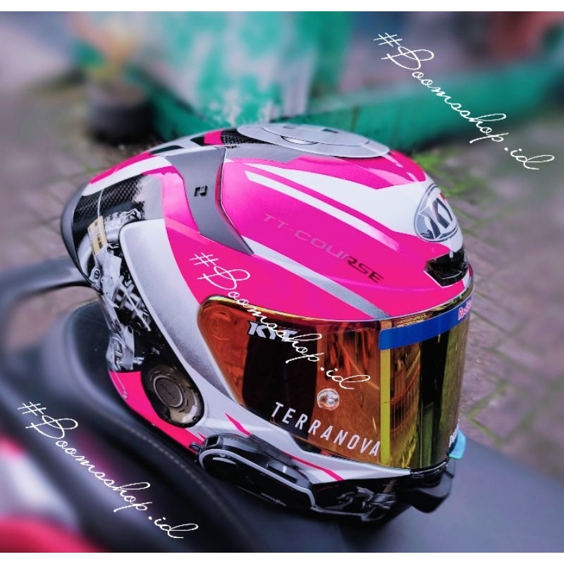 helm Kyt tt course repaint vanigale