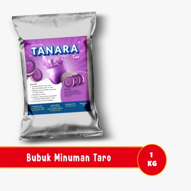 

Bubuk Minuman Taro 1kg- Serbuk Minuman Tanara