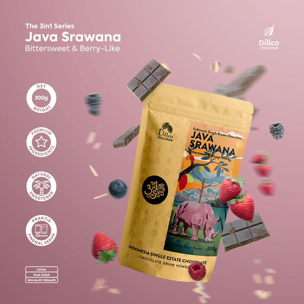 

DILLCO CHOCOLATE - 3 in 1 Series 300 Gram Java Srawana