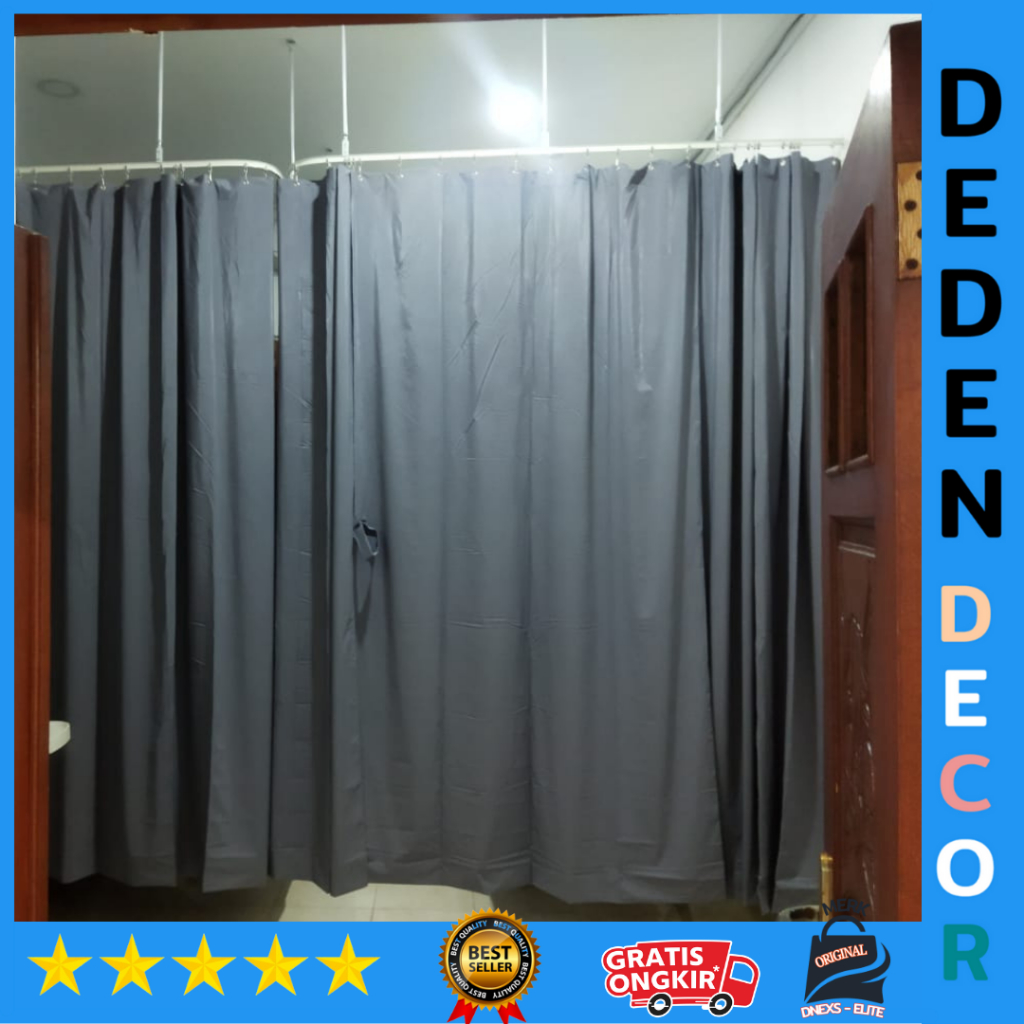 Tirai rumah sakit untuk instansi kesehatan sekat ruangan