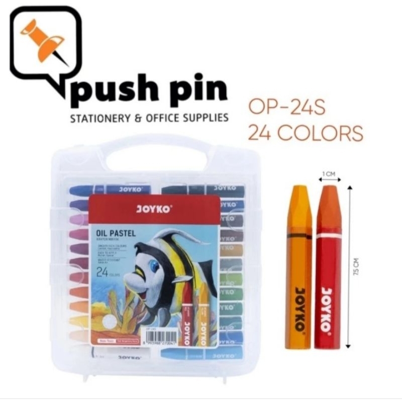 

Joyko Crayon Oil Pastel 24 Warna