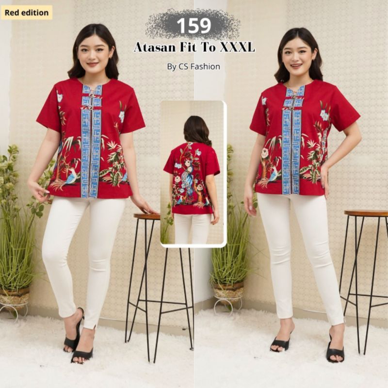 Cheongsam batik blouse Sincia Imlek