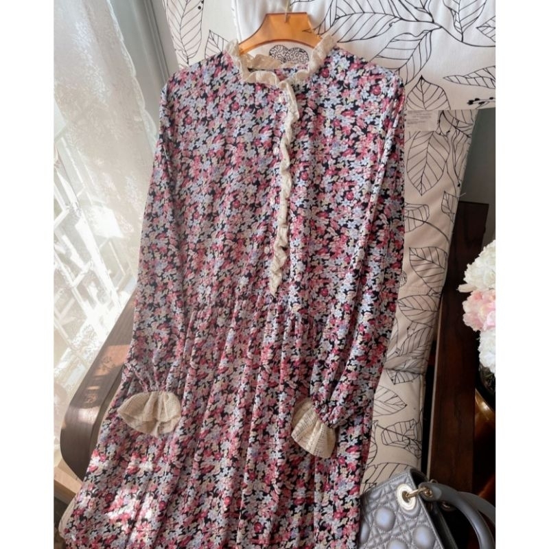 NEW MIDI RAYA DRESS RECCA  BY HAIDEEORLIN