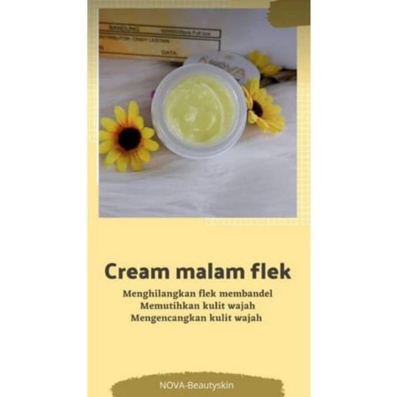 cream malam flek melasma night flek melasma