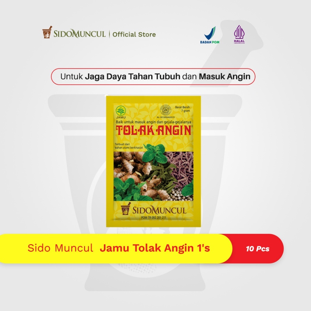 

Sido Muncul Jamu Tolak Angin 10's - Mengatasi Masuk Angin