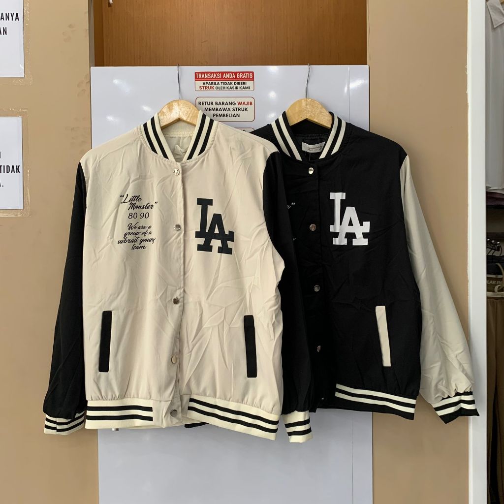 Oversize Boomber Jacket | Sweater Wanita | Varsity Jacket