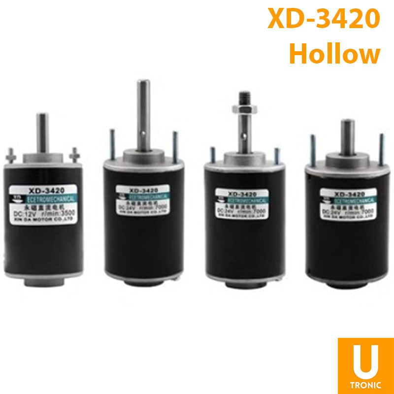 Dinamo Motor Hollow ( XD-3420 DC 12V/24V 30W (8208)