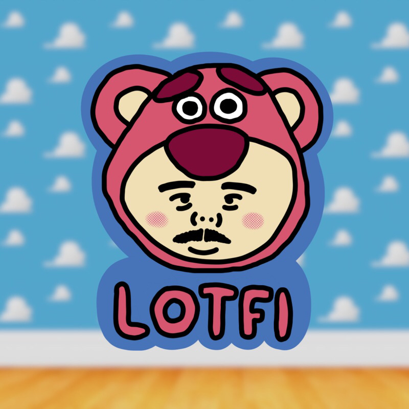 

Lotfi “Lotso” Toy Story Vinyl Sticker
