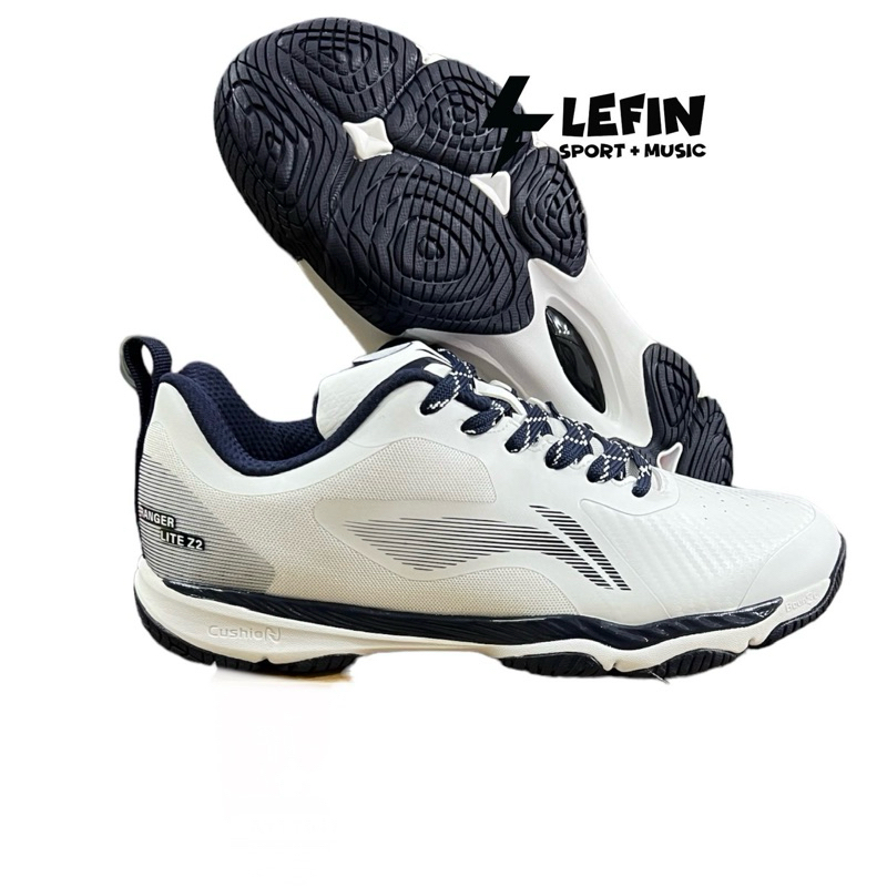 Sepatu Badminton Lining Ranger Lite Z2 White Navy