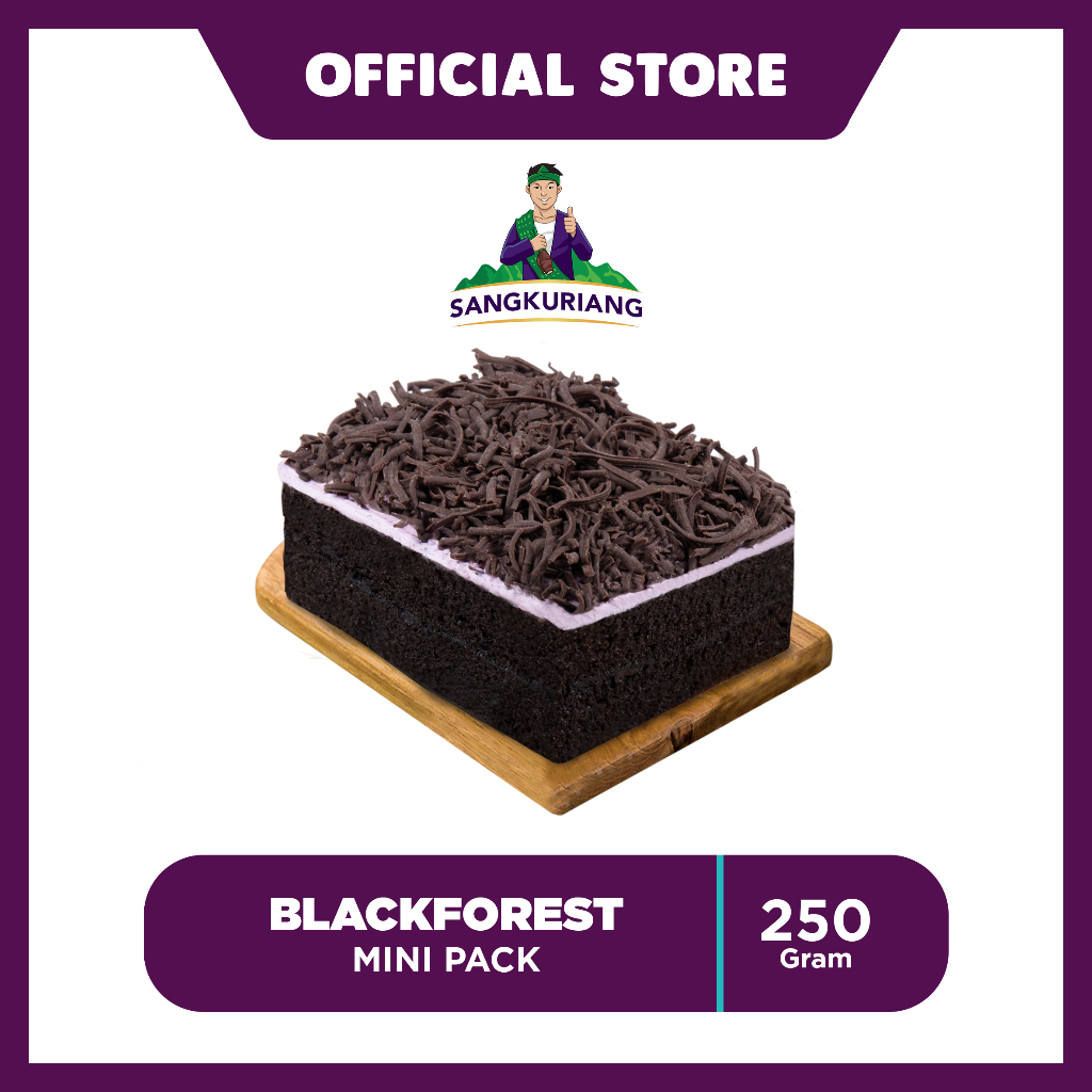 

Lapis Bogor Sangkuriang Blackforest - Mini Pack (250gr)