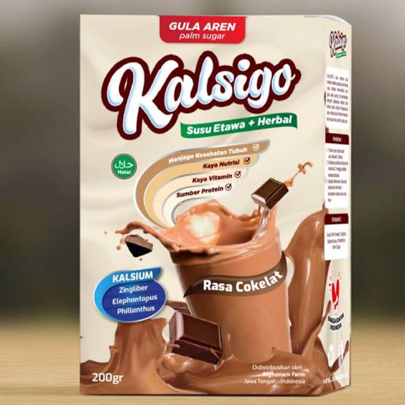 

❤️NIFAA❤️ SUSU KAMBING ETAWA SUSU HERBAL SUSU GEMUK KALSIGO COKLAT