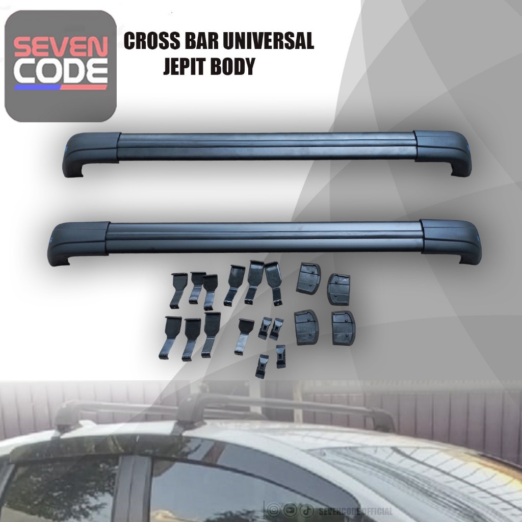CROSS BAR MODEL THULE JEPIT BODY UNIVERSAL PALANG TENGAH JEPIT BODY UNIVERSAL MODEL THULE