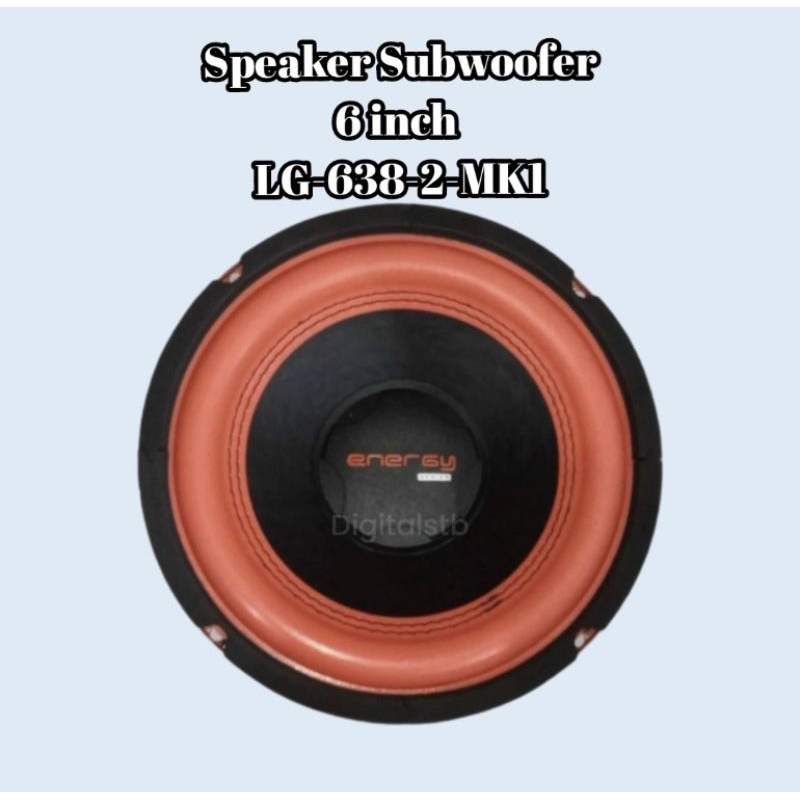 Speaker legacy 6 inch speaker subwoofer 6inch 6" LG-638-2-MK1