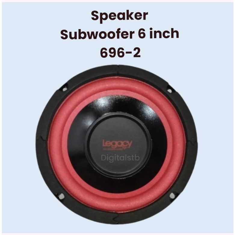 Speaker legacy 6 inch subwoofer 6" 696 2 original