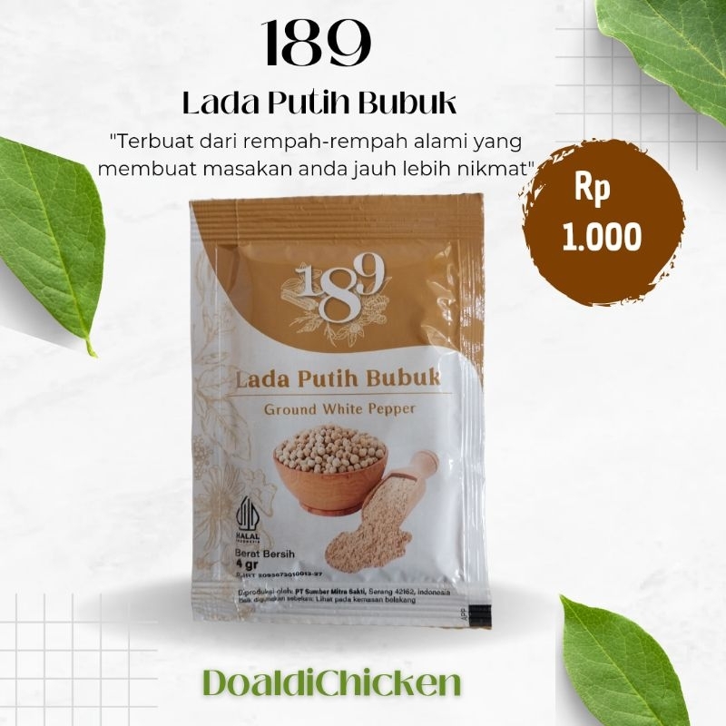 

189 Lada Putih Bubuk Saset