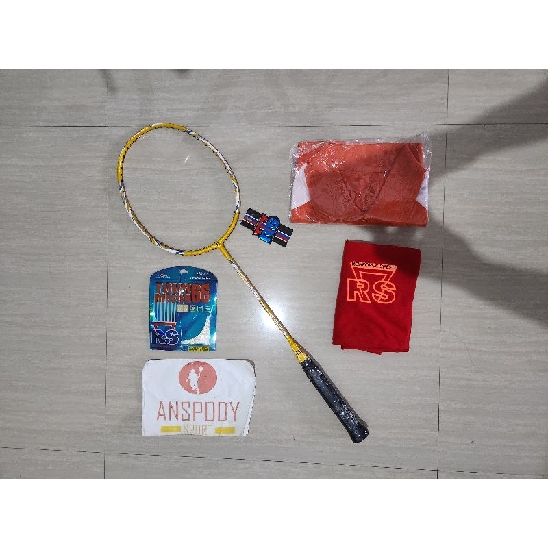 RAKET BADMINTON RS ISO CHROME GOLD