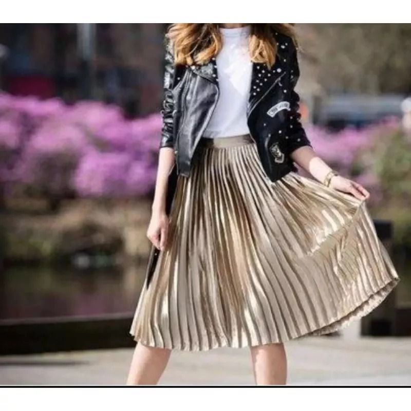 ROK PLISKET BLUDRU PREMIUM PENDEK 7/8 // ROK PLISKET BLUDRU PREMIUM IMPORT