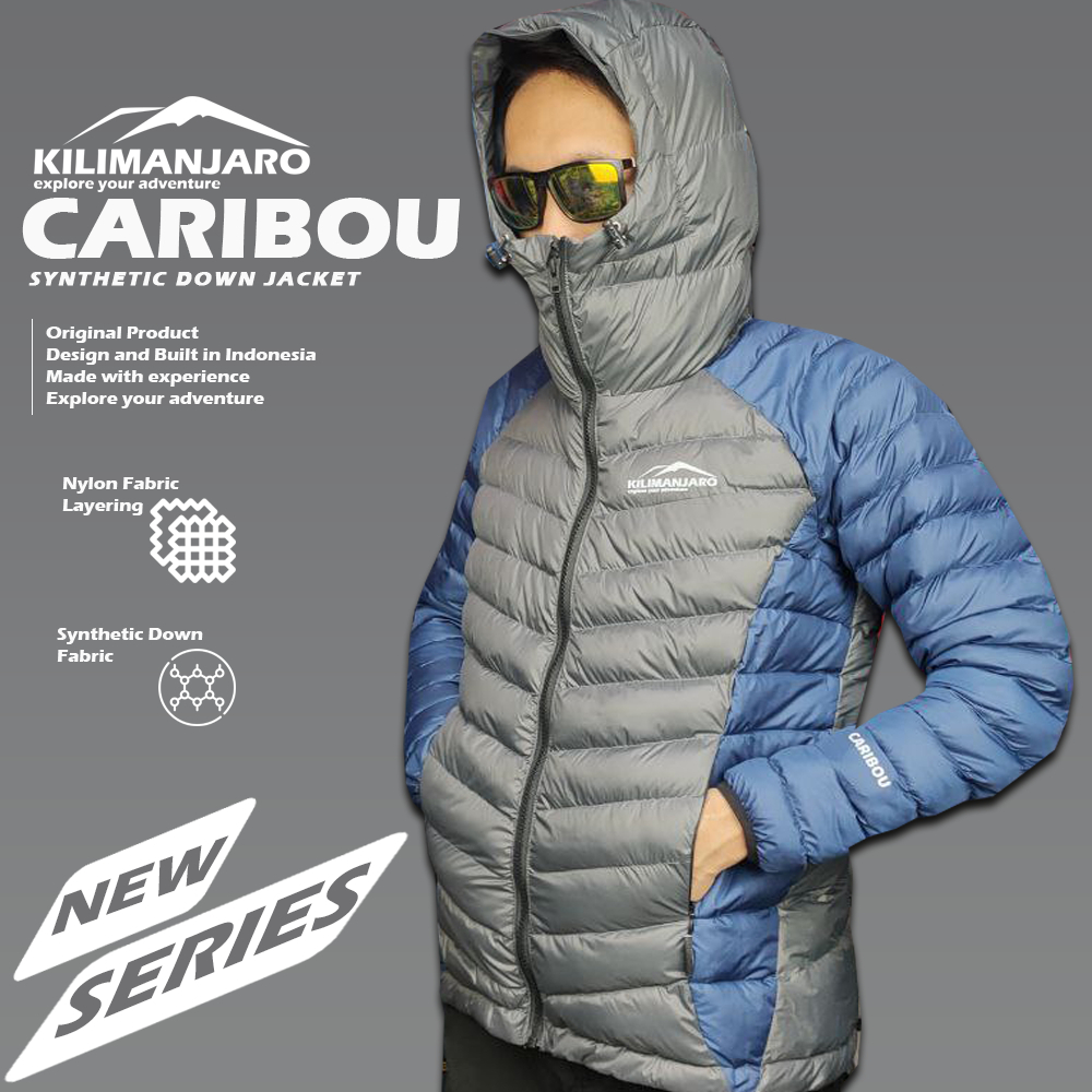 Jaket Bulu Angsa Sintetis Kilimanjaro Caribou - Microfiber Down Kilimanjaro Caribou - Bulu Angsa Sin