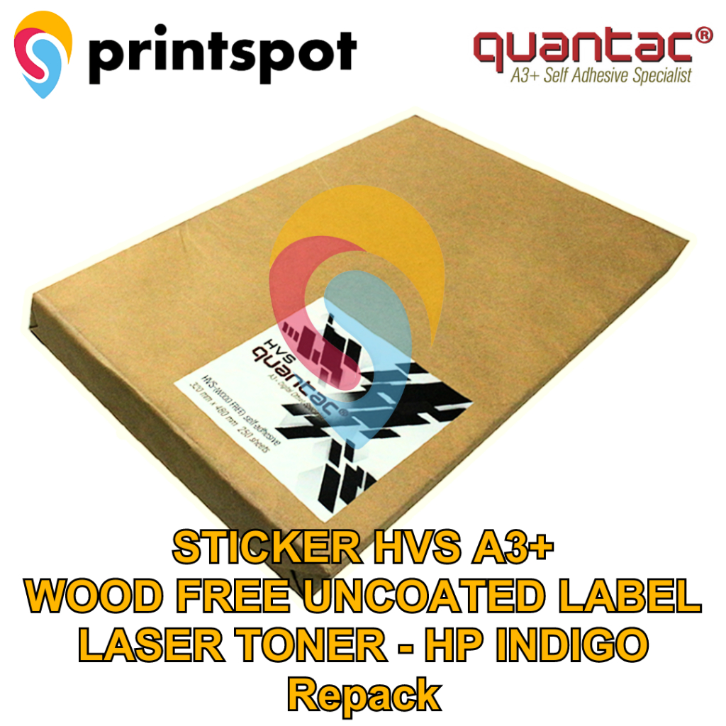 

Quantac Sticker HVS Paper A3+ Matte Wood Free Digital Print - REPACK 20