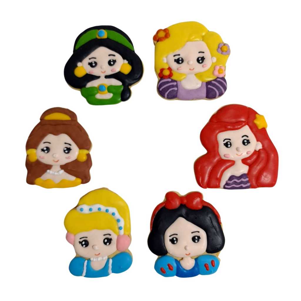 

Cookies princes disney 8cm halfbody